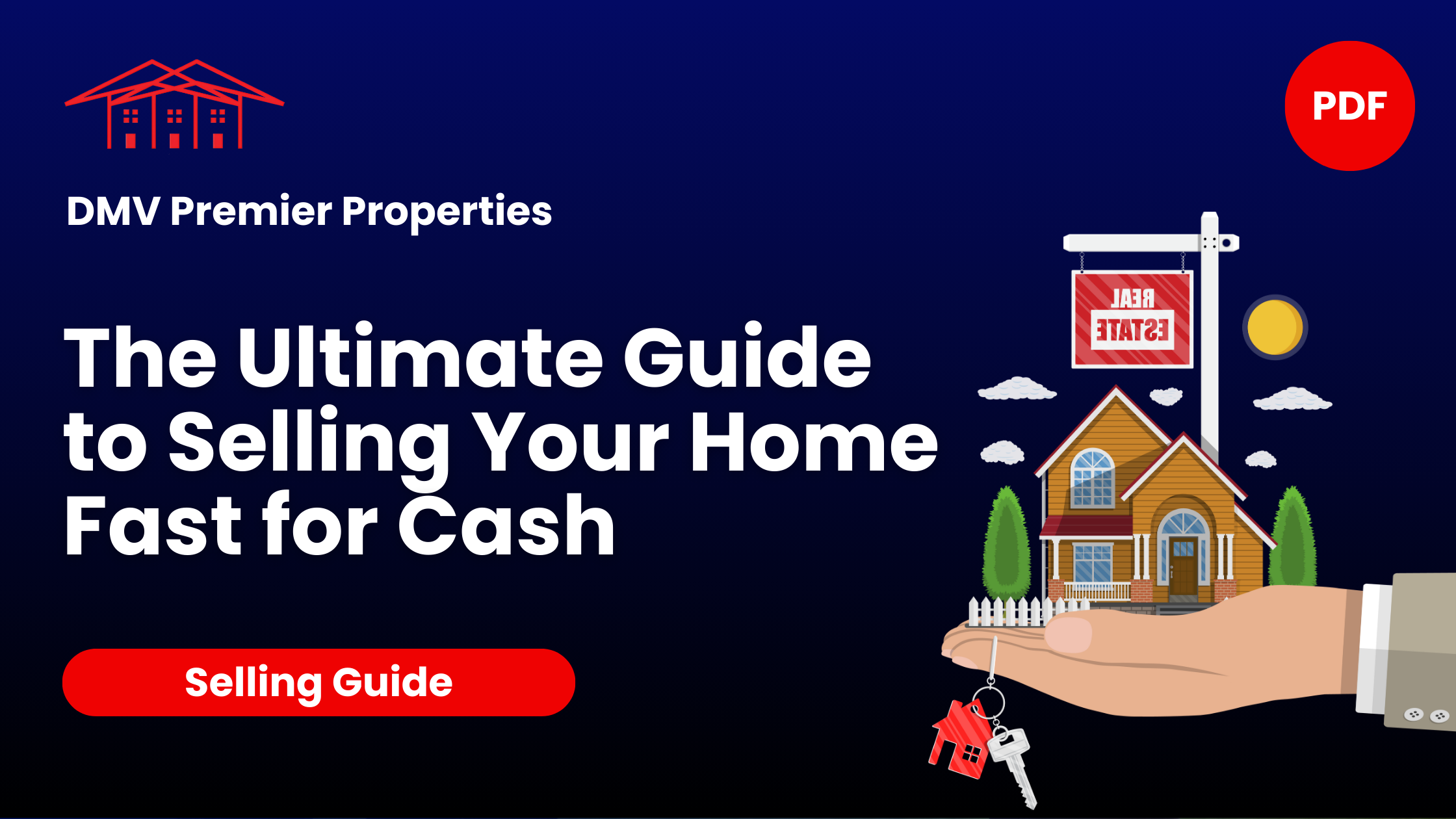 DMV Premier Properties – Free guide to sell your home for cash fast in Maryland, Virginia, or DC
